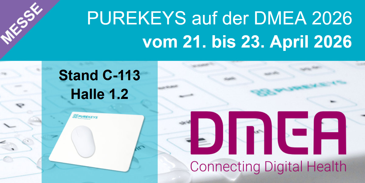 DMEA 2026 – Purekeys rückt den digitalen Arbeitsplatz in hygienesensiblen Bereichen in den Fokus