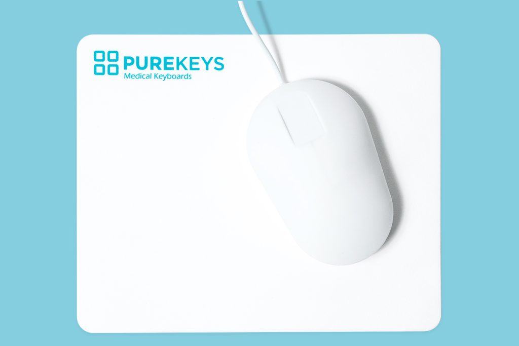 Purekeys Hygienemaus 50065 USB mit Mauspad 1200x800
