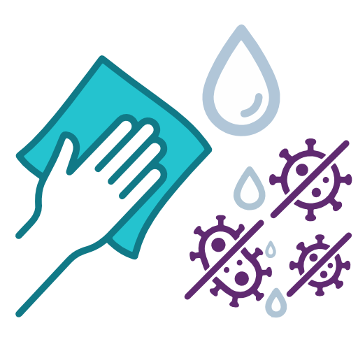 Symbol Wischdesinfektion text 512