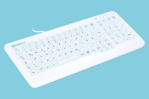 Purekeys Hygienetastatur 30004900 - flach, USB-Kabel, VESA-Befestigung