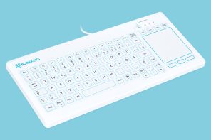 Purekeys Hygienetastatur 401 – kompakt, mit Touchpad